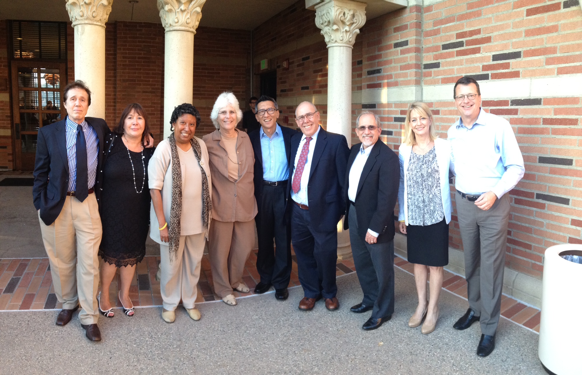 BRITE Center Director Vickie Mays and Center member Susan Cochran with members of the California Psychological Association